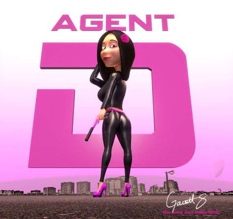 "Agent D" character poster